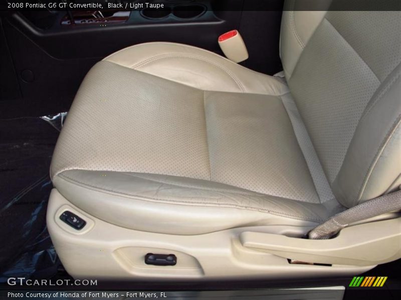 Black / Light Taupe 2008 Pontiac G6 GT Convertible