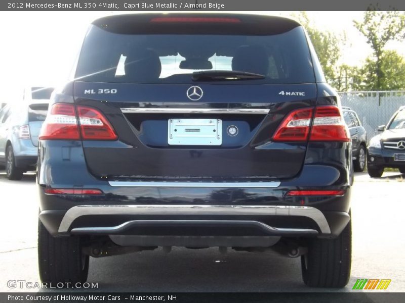Capri Blue Metallic / Almond Beige 2012 Mercedes-Benz ML 350 4Matic