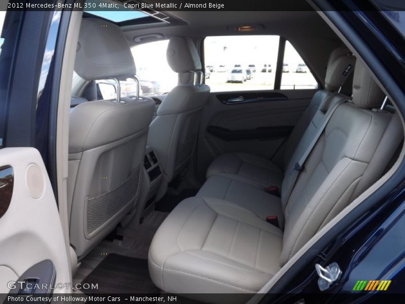 Capri Blue Metallic / Almond Beige 2012 Mercedes-Benz ML 350 4Matic