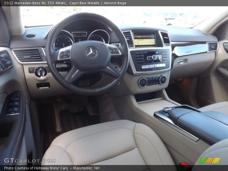 Capri Blue Metallic / Almond Beige 2012 Mercedes-Benz ML 350 4Matic