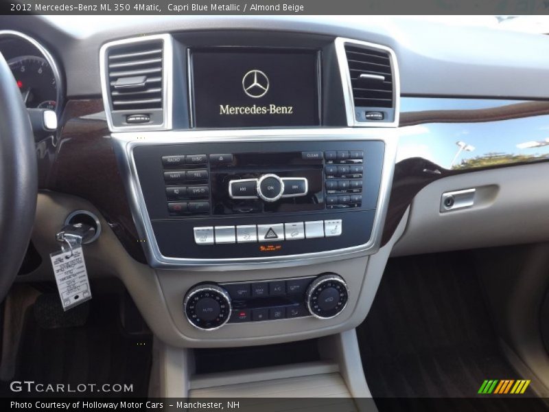 Capri Blue Metallic / Almond Beige 2012 Mercedes-Benz ML 350 4Matic