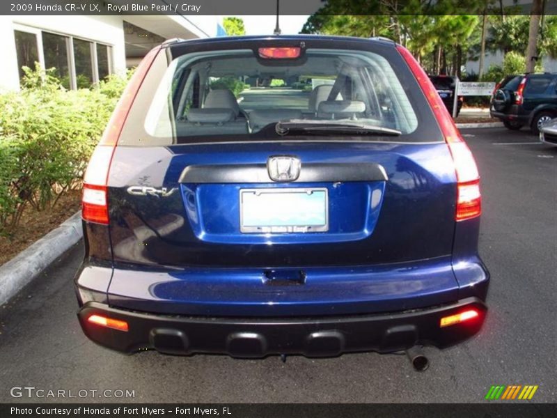 Royal Blue Pearl / Gray 2009 Honda CR-V LX