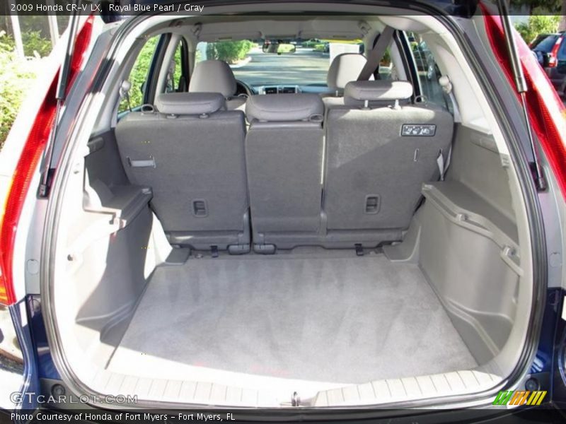 Royal Blue Pearl / Gray 2009 Honda CR-V LX