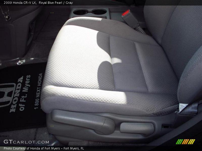 Royal Blue Pearl / Gray 2009 Honda CR-V LX