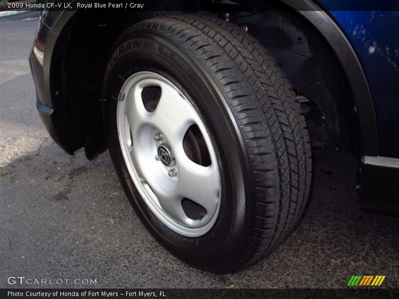 Royal Blue Pearl / Gray 2009 Honda CR-V LX