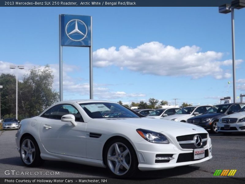 Front 3/4 View of 2013 SLK 250 Roadster