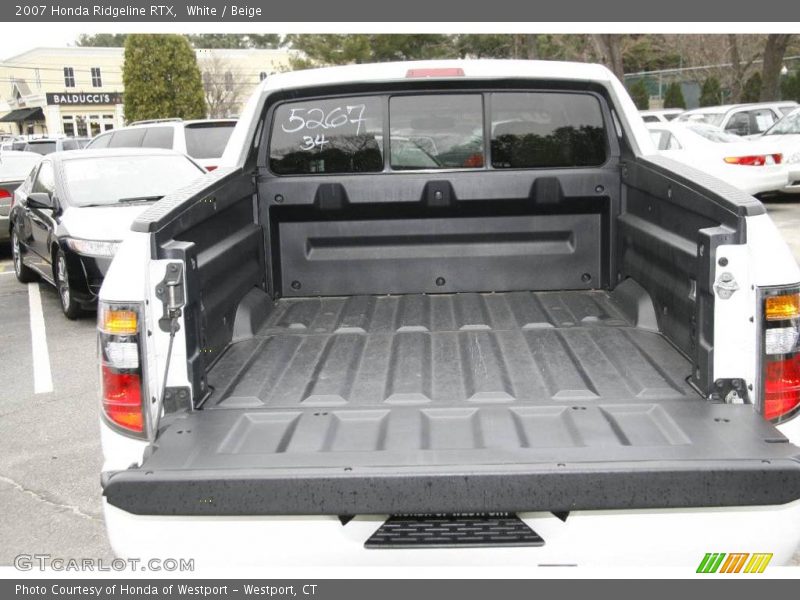White / Beige 2007 Honda Ridgeline RTX