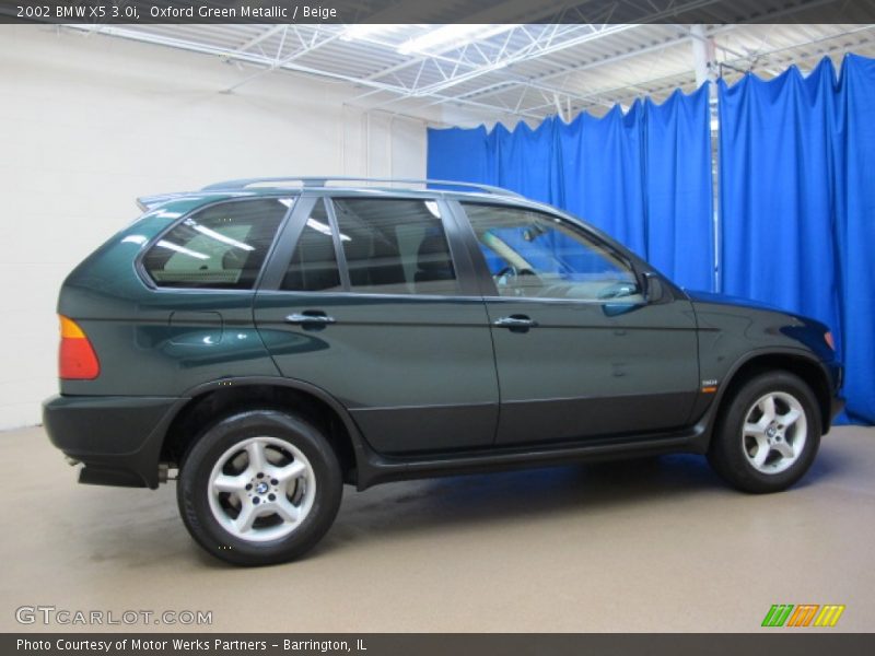 Oxford Green Metallic / Beige 2002 BMW X5 3.0i