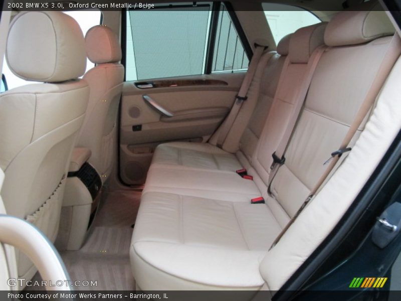 Oxford Green Metallic / Beige 2002 BMW X5 3.0i