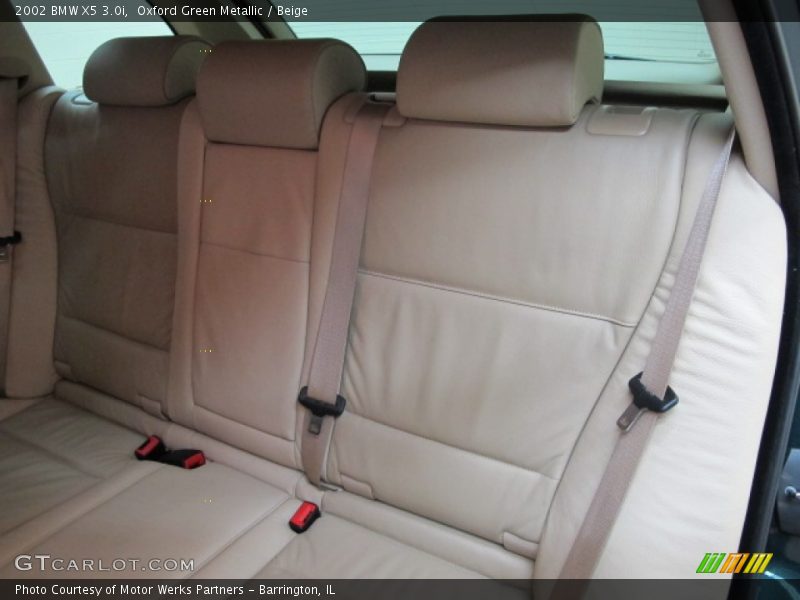 Oxford Green Metallic / Beige 2002 BMW X5 3.0i