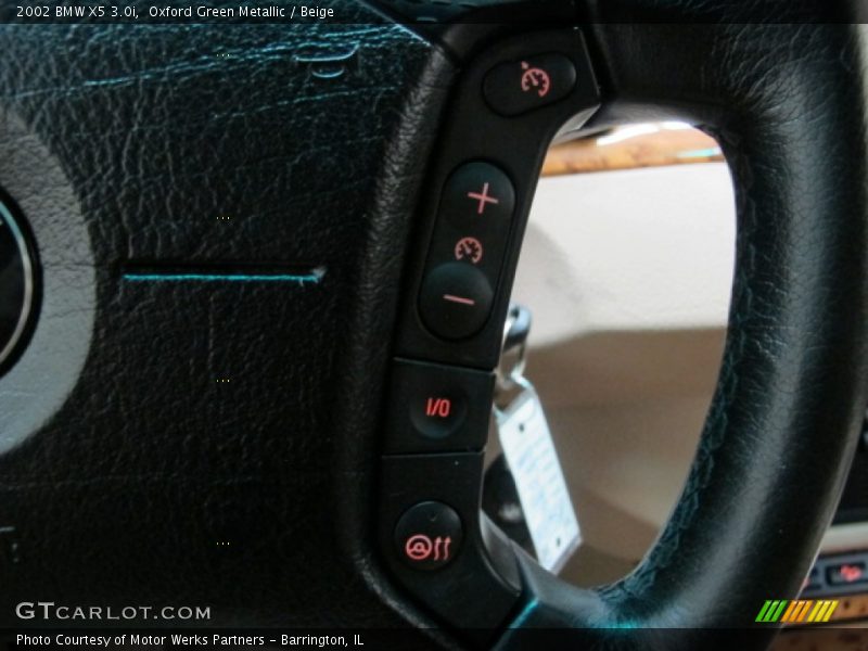 Oxford Green Metallic / Beige 2002 BMW X5 3.0i