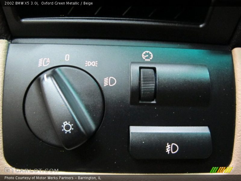 Oxford Green Metallic / Beige 2002 BMW X5 3.0i
