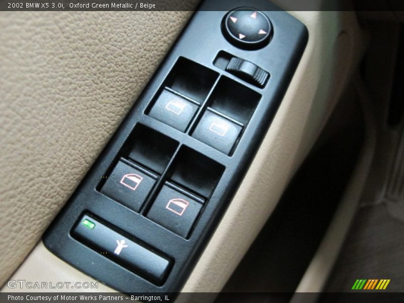 Oxford Green Metallic / Beige 2002 BMW X5 3.0i