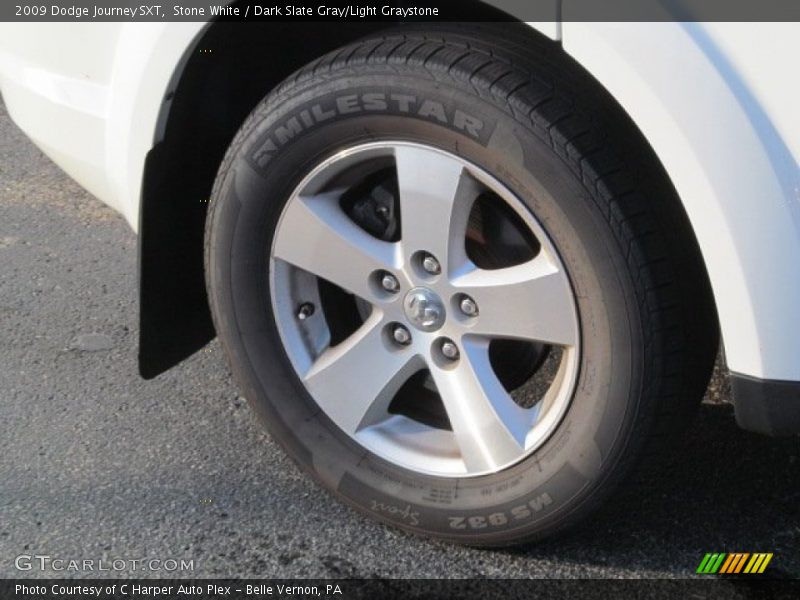 Stone White / Dark Slate Gray/Light Graystone 2009 Dodge Journey SXT