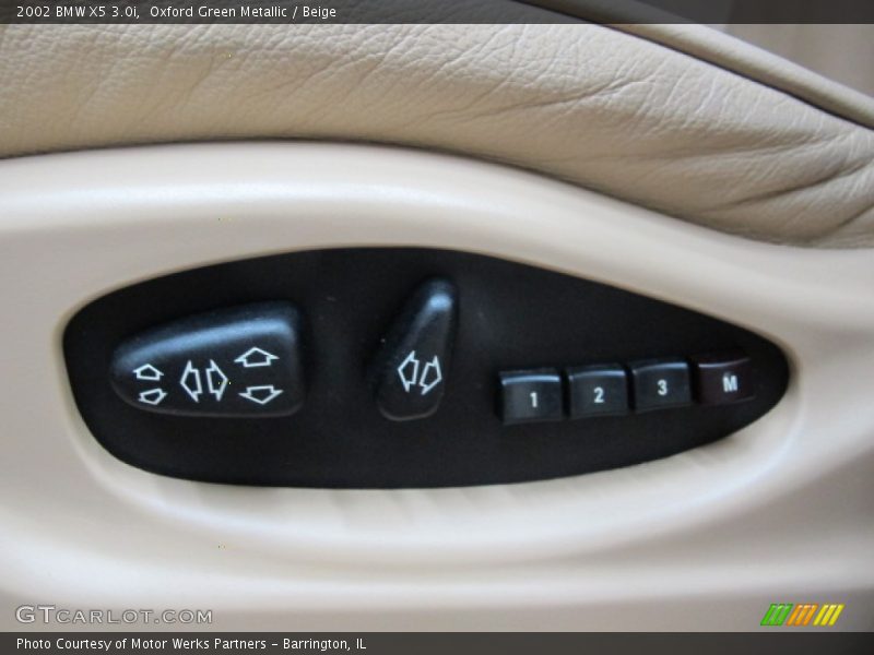 Oxford Green Metallic / Beige 2002 BMW X5 3.0i