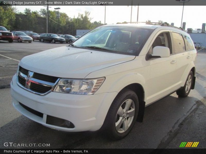 Stone White / Dark Slate Gray/Light Graystone 2009 Dodge Journey SXT