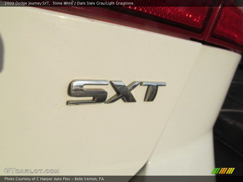 Stone White / Dark Slate Gray/Light Graystone 2009 Dodge Journey SXT