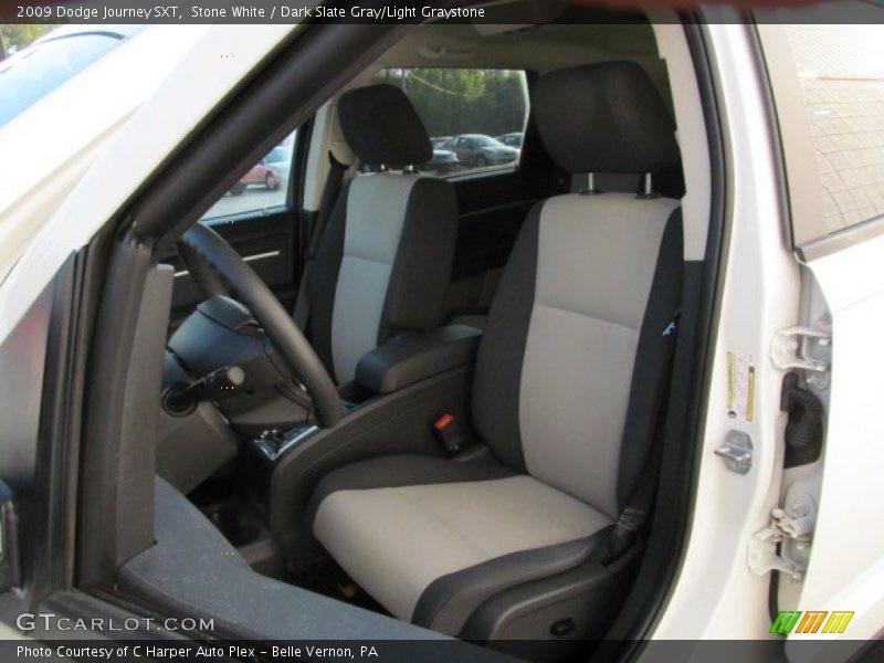Stone White / Dark Slate Gray/Light Graystone 2009 Dodge Journey SXT