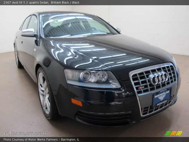 Brilliant Black / Black 2007 Audi S6 5.2 quattro Sedan