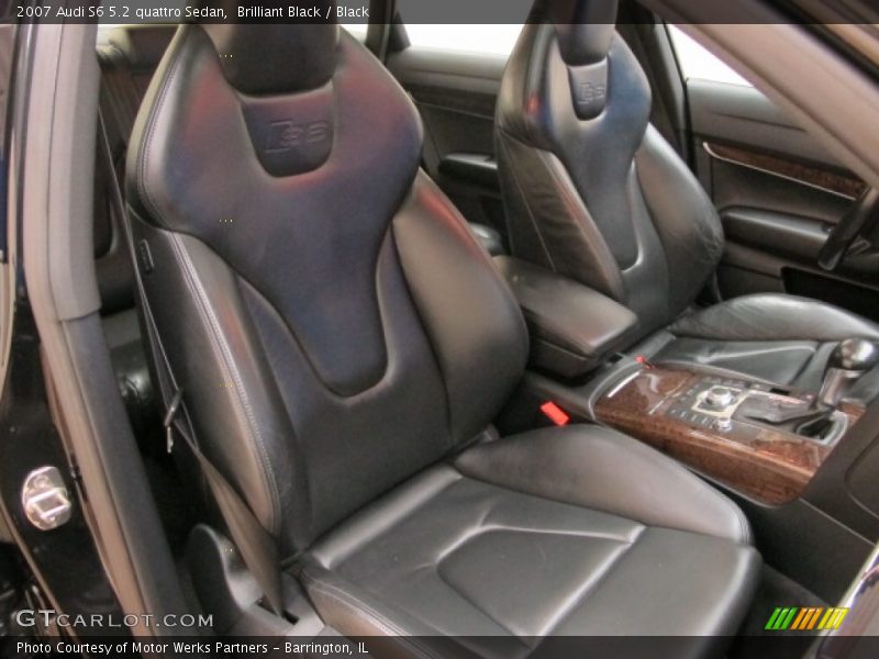 Front Seat of 2007 S6 5.2 quattro Sedan