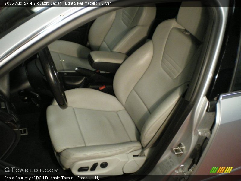 Front Seat of 2005 S4 4.2 quattro Sedan