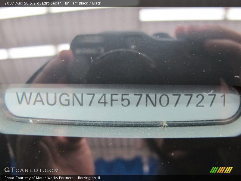Brilliant Black / Black 2007 Audi S6 5.2 quattro Sedan