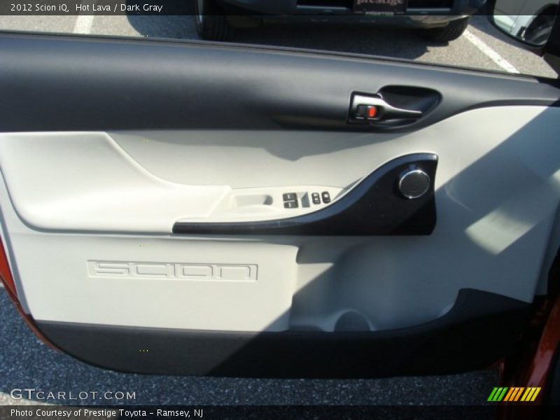 Hot Lava / Dark Gray 2012 Scion iQ