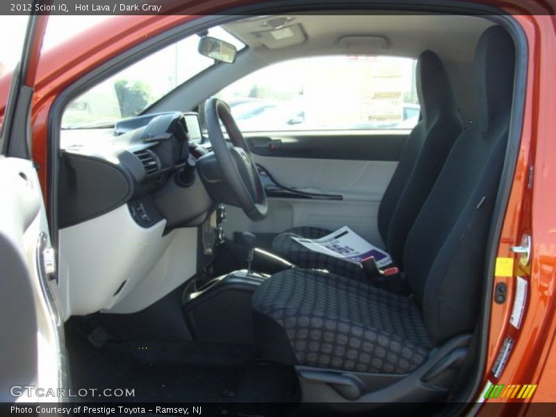 Hot Lava / Dark Gray 2012 Scion iQ