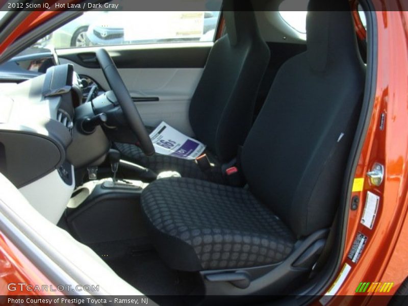 Hot Lava / Dark Gray 2012 Scion iQ