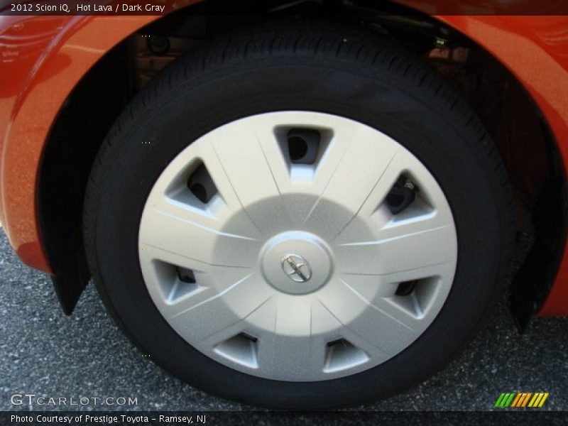 Hot Lava / Dark Gray 2012 Scion iQ