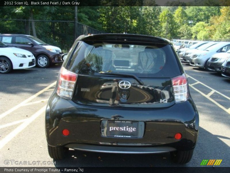 Black Sand Pearl / Dark Gray 2012 Scion iQ