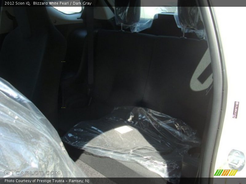 Blizzard White Pearl / Dark Gray 2012 Scion iQ