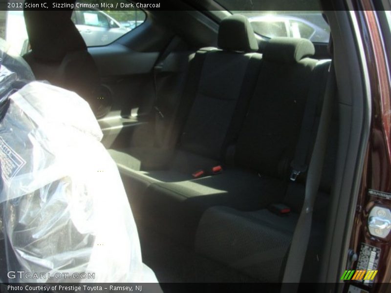 Sizzling Crimson Mica / Dark Charcoal 2012 Scion tC