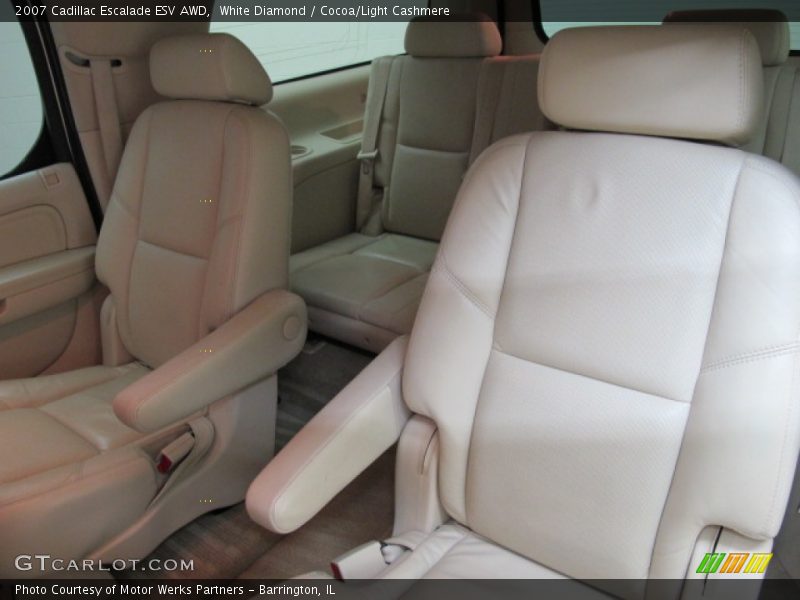 White Diamond / Cocoa/Light Cashmere 2007 Cadillac Escalade ESV AWD