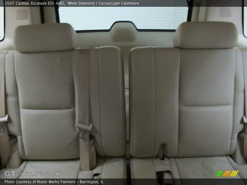 White Diamond / Cocoa/Light Cashmere 2007 Cadillac Escalade ESV AWD