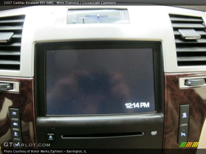 White Diamond / Cocoa/Light Cashmere 2007 Cadillac Escalade ESV AWD