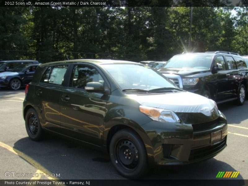 Amazon Green Metallic / Dark Charcoal 2012 Scion xD