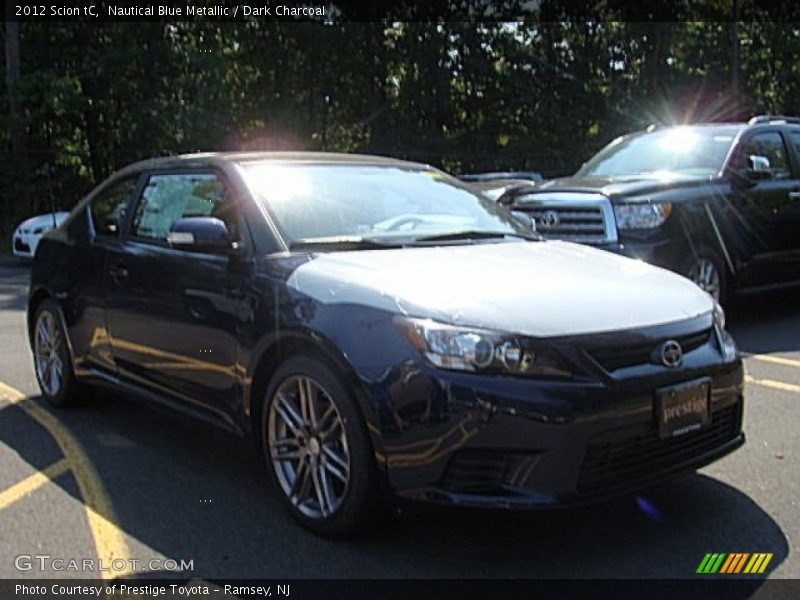 Nautical Blue Metallic / Dark Charcoal 2012 Scion tC