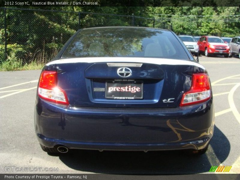 Nautical Blue Metallic / Dark Charcoal 2012 Scion tC