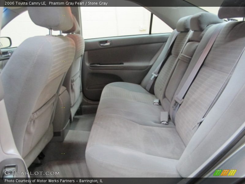 Rear Seat of 2006 Camry LE