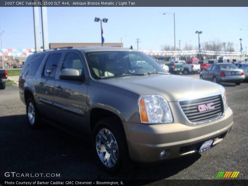 Antique Bronze Metallic / Light Tan 2007 GMC Yukon XL 1500 SLT 4x4