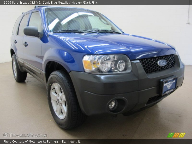 Sonic Blue Metallic / Medium/Dark Flint 2006 Ford Escape XLT V6
