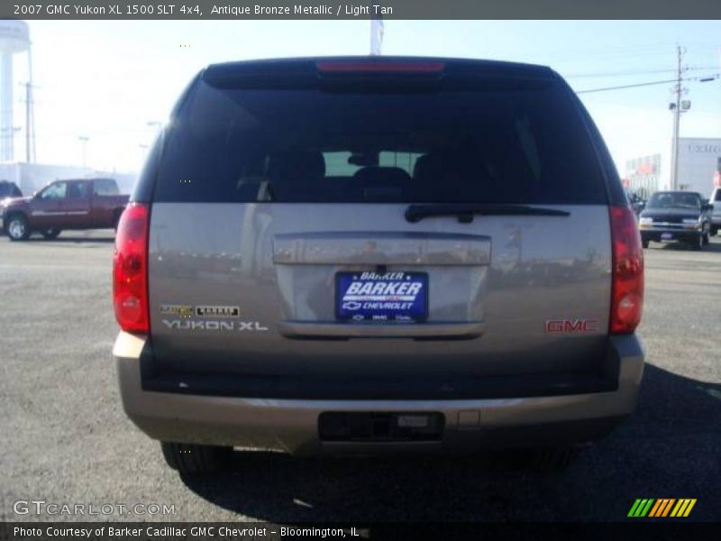 Antique Bronze Metallic / Light Tan 2007 GMC Yukon XL 1500 SLT 4x4