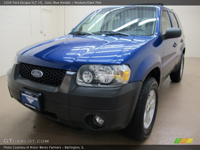 Sonic Blue Metallic / Medium/Dark Flint 2006 Ford Escape XLT V6
