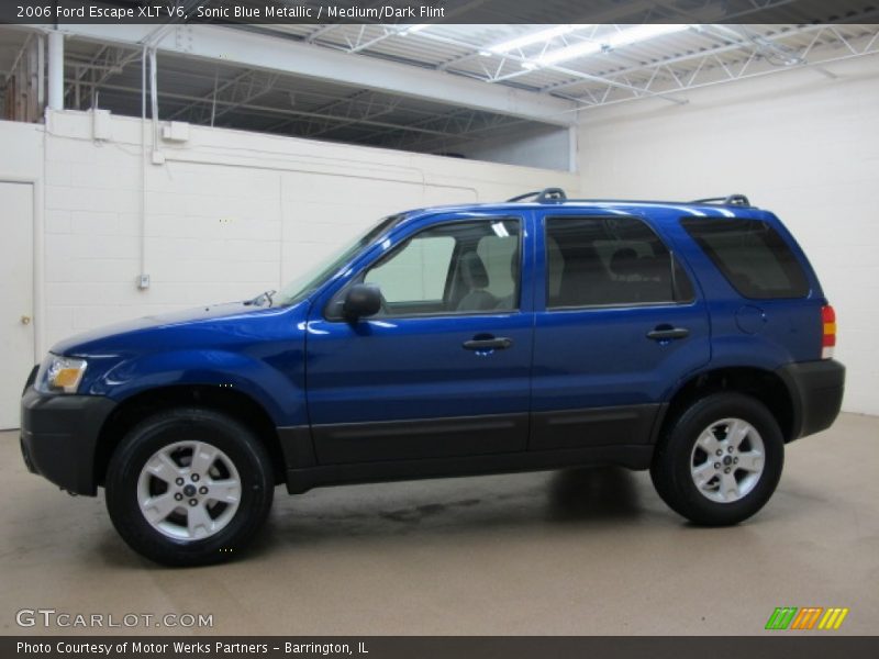 Sonic Blue Metallic / Medium/Dark Flint 2006 Ford Escape XLT V6