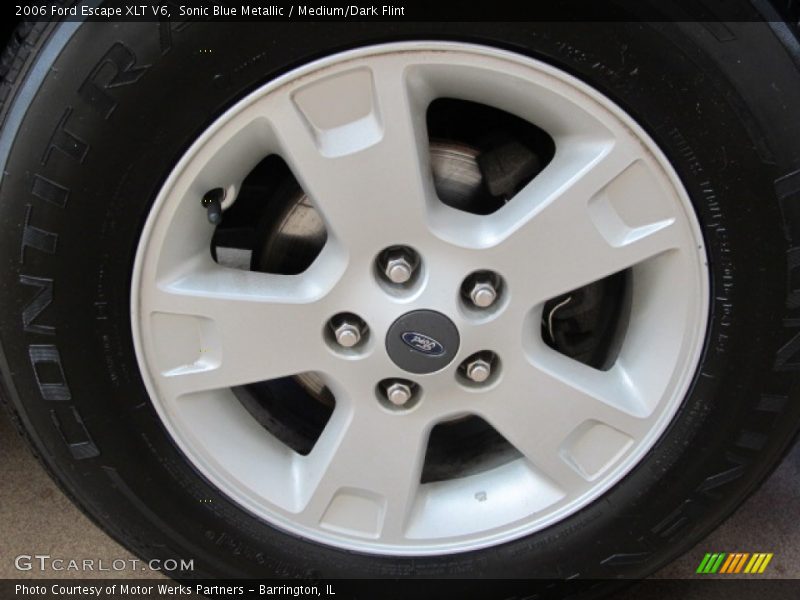 Sonic Blue Metallic / Medium/Dark Flint 2006 Ford Escape XLT V6