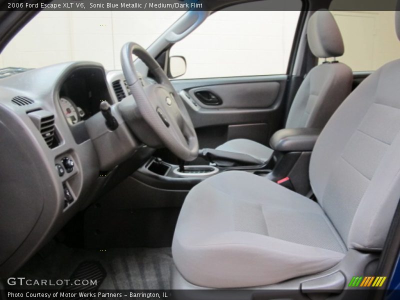 Sonic Blue Metallic / Medium/Dark Flint 2006 Ford Escape XLT V6