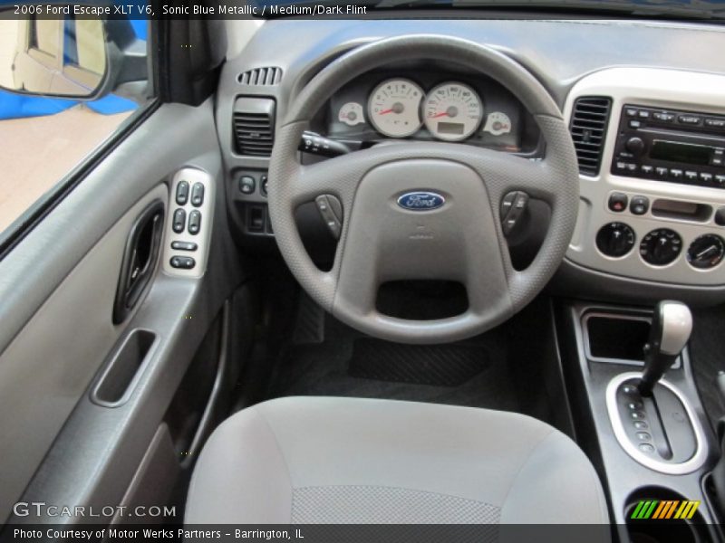 Sonic Blue Metallic / Medium/Dark Flint 2006 Ford Escape XLT V6