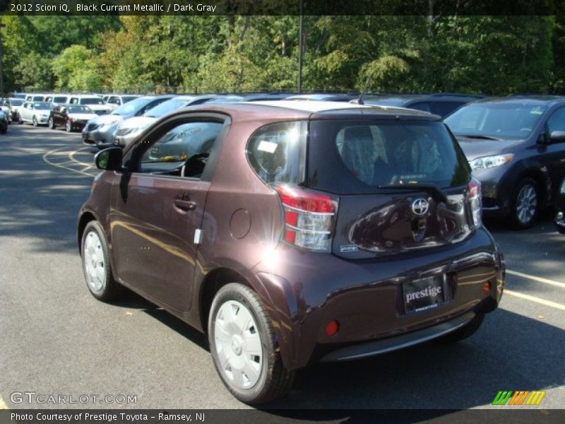 Black Currant Metallic / Dark Gray 2012 Scion iQ
