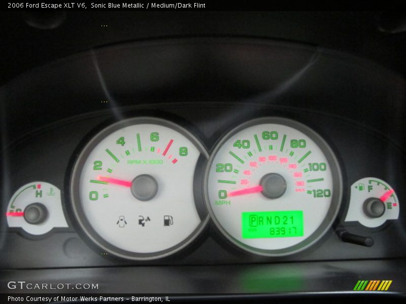 Sonic Blue Metallic / Medium/Dark Flint 2006 Ford Escape XLT V6